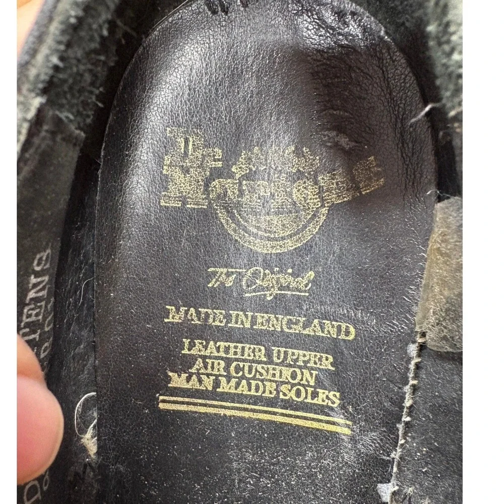 Vintage Dr. Martens Women's Mary Janes Double Buckle Leather Shoes Rare Style 5‎